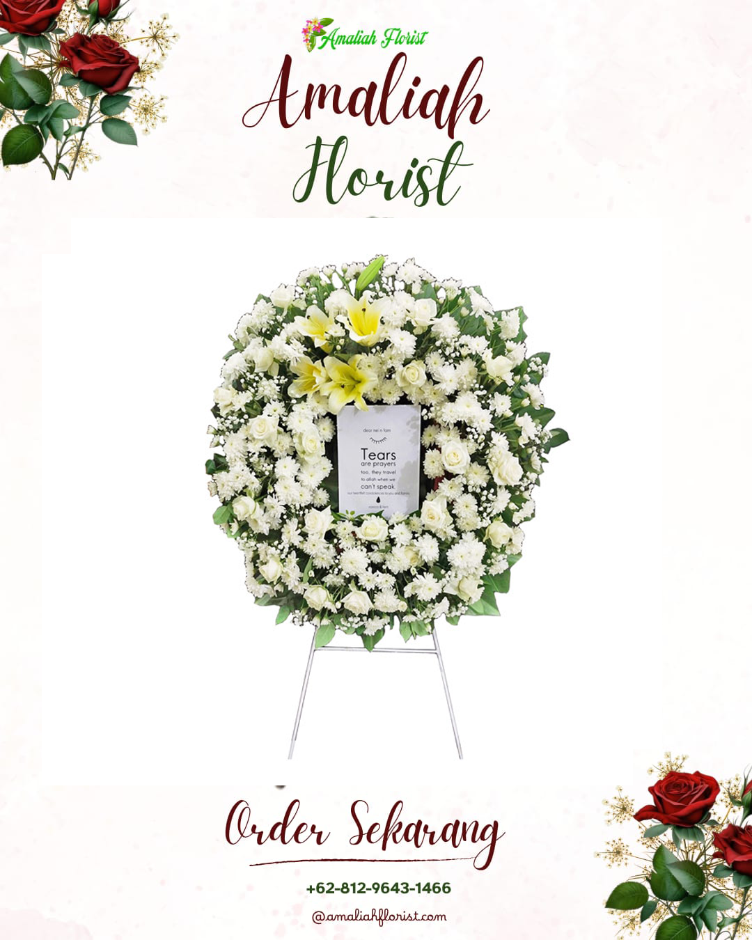 Krans Bunga Duka Serpong